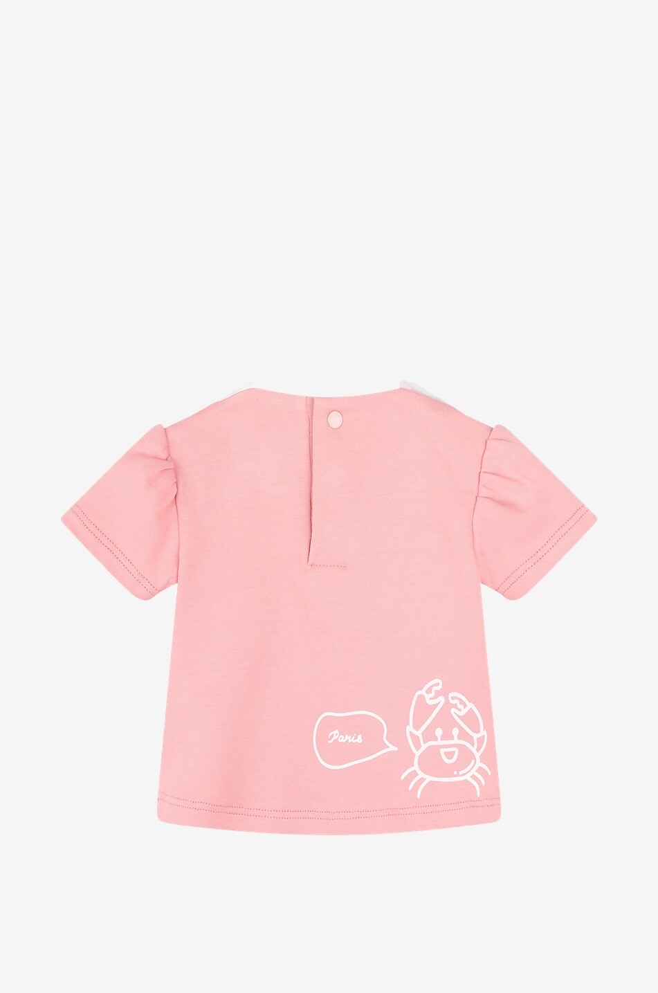 KENZO Baby-Set karierte Shorts und T-Shirt Squid Baby ROSA 3