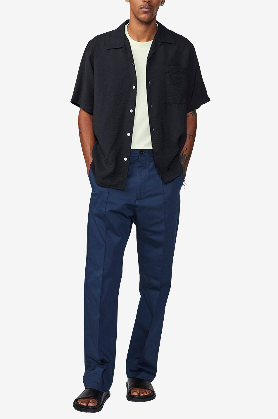 NN07 Chemise à manches courtes Julio 5971 Homme NOIR 2