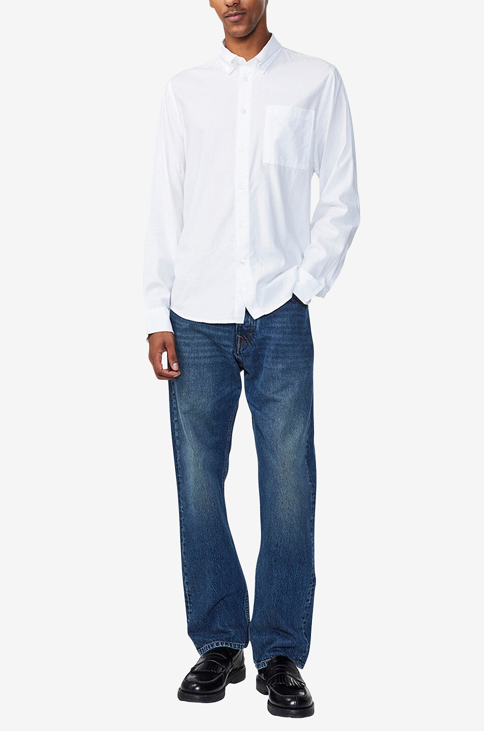 NN07 Langärmeliges Hemd Arne 5655 Herren WEISS 2
