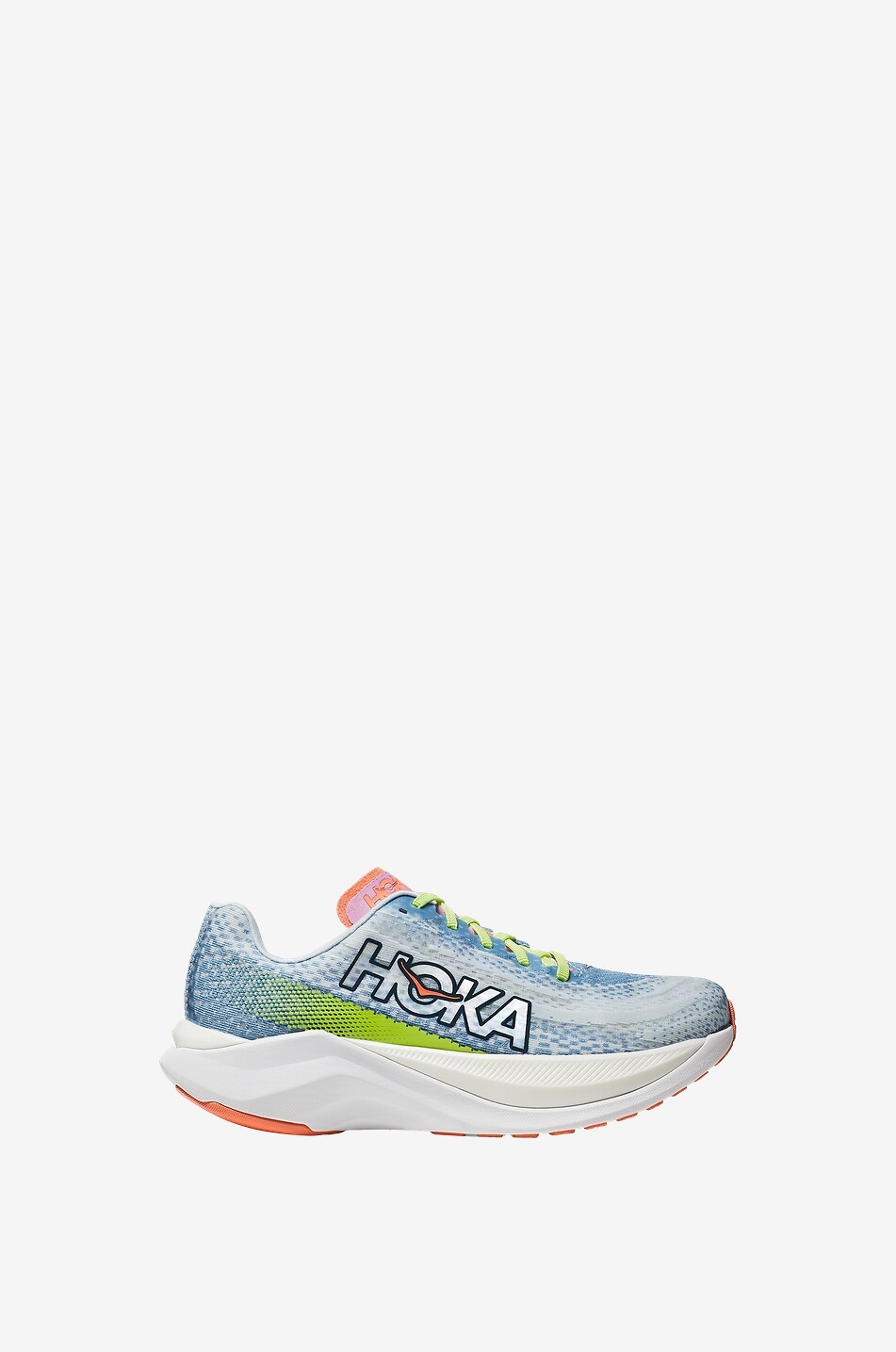 HOKA ONE Mach X W street running shoes Women LIGHT BLUE 2