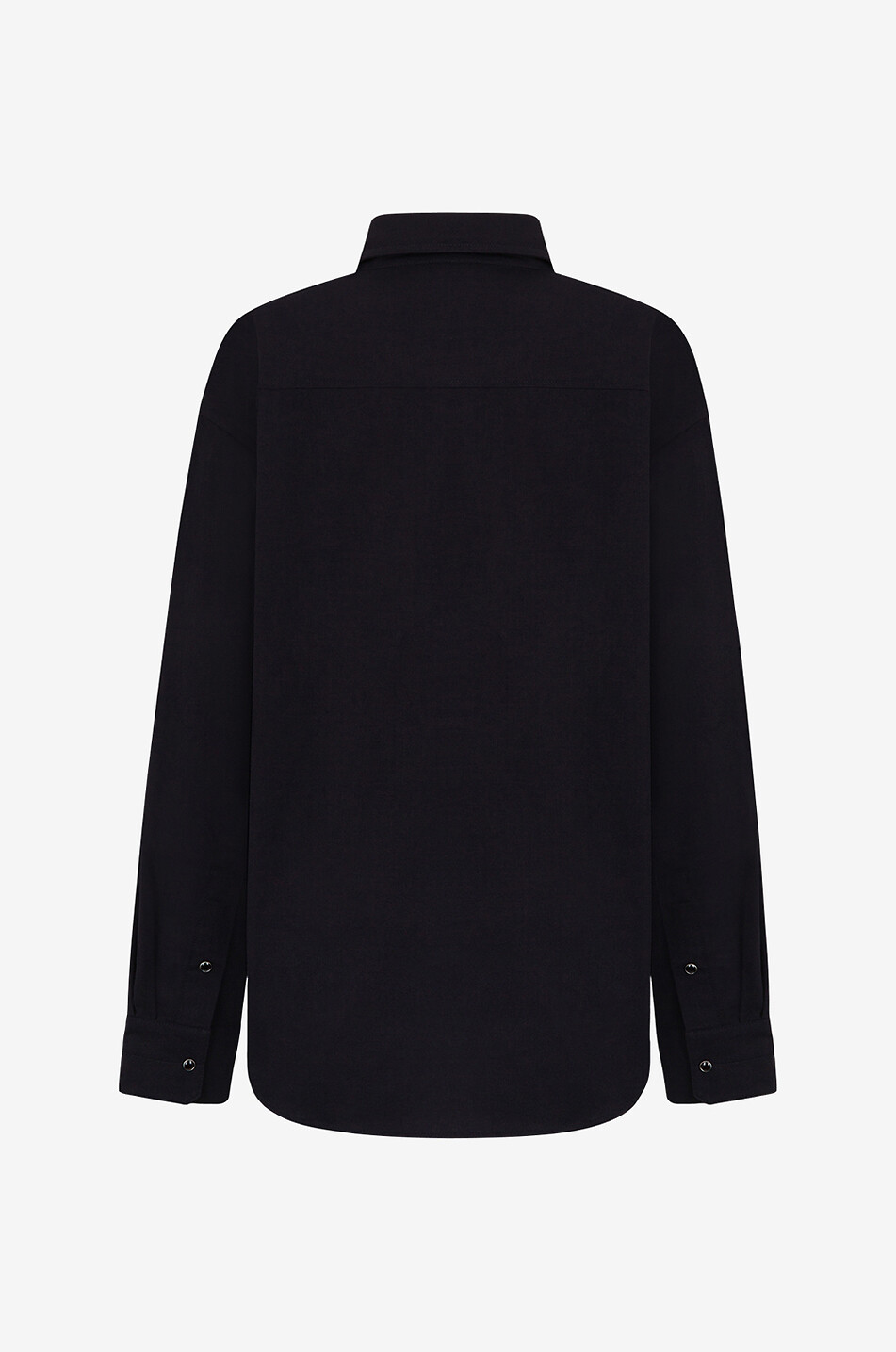 Oversize-Hemd aus Twill Welt Pocket