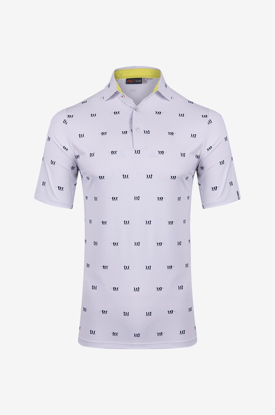 Polo de golf imprimé Golfer