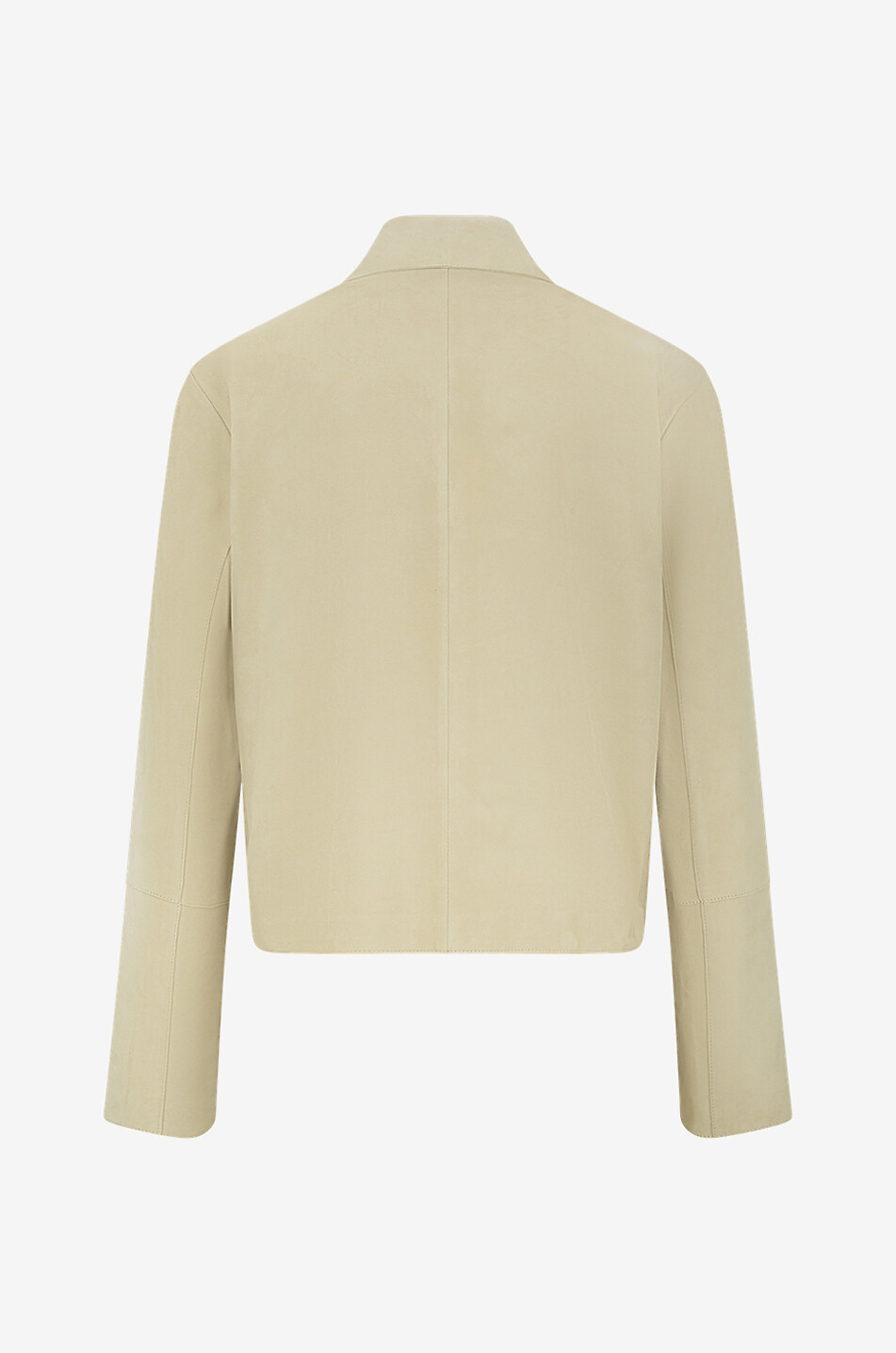 Boxy-Hemdjacke aus Wildleder Emy