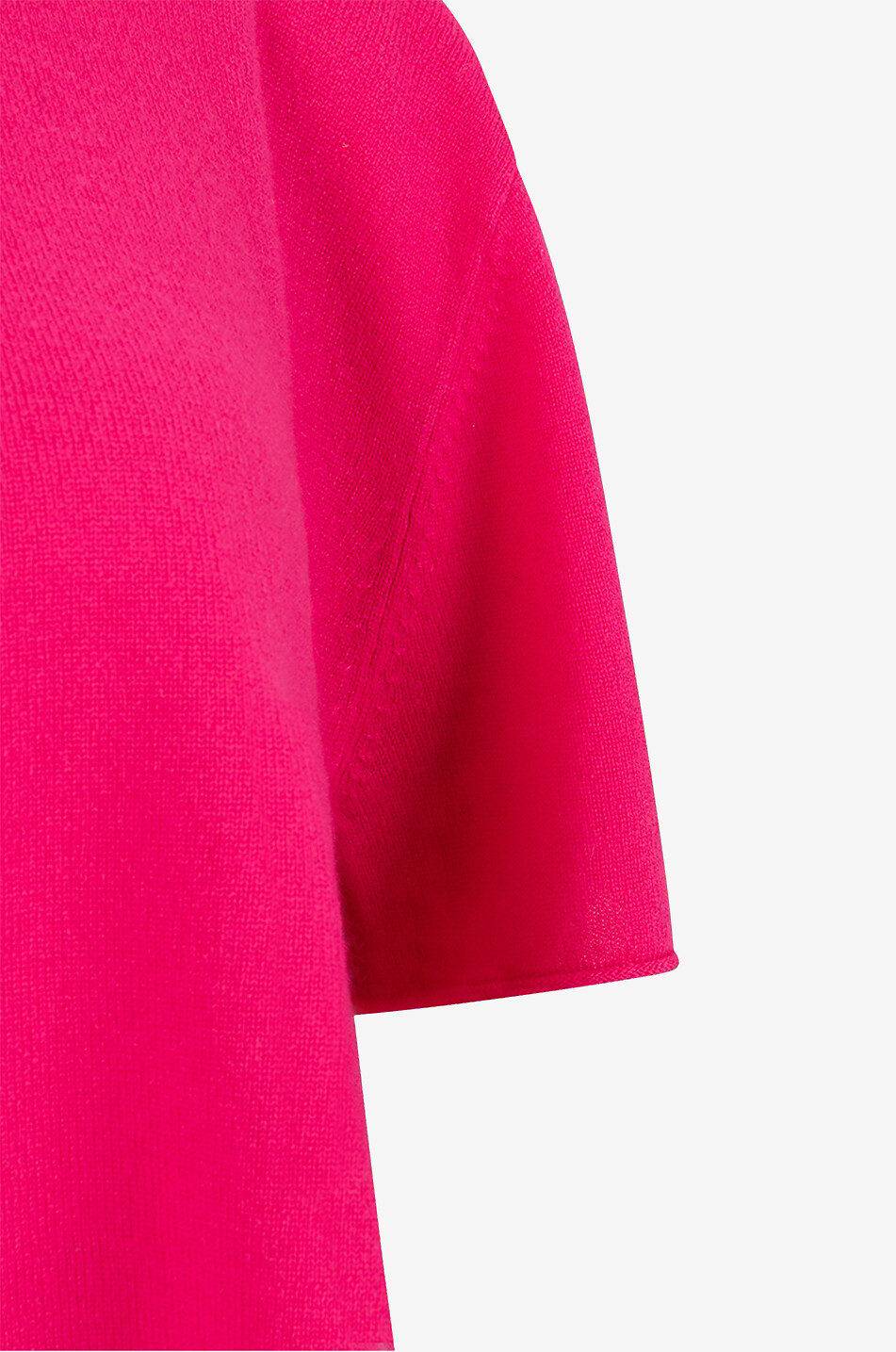 LISA YANG Cila cashmere short-sleeved jumper Women DARK PINK 3