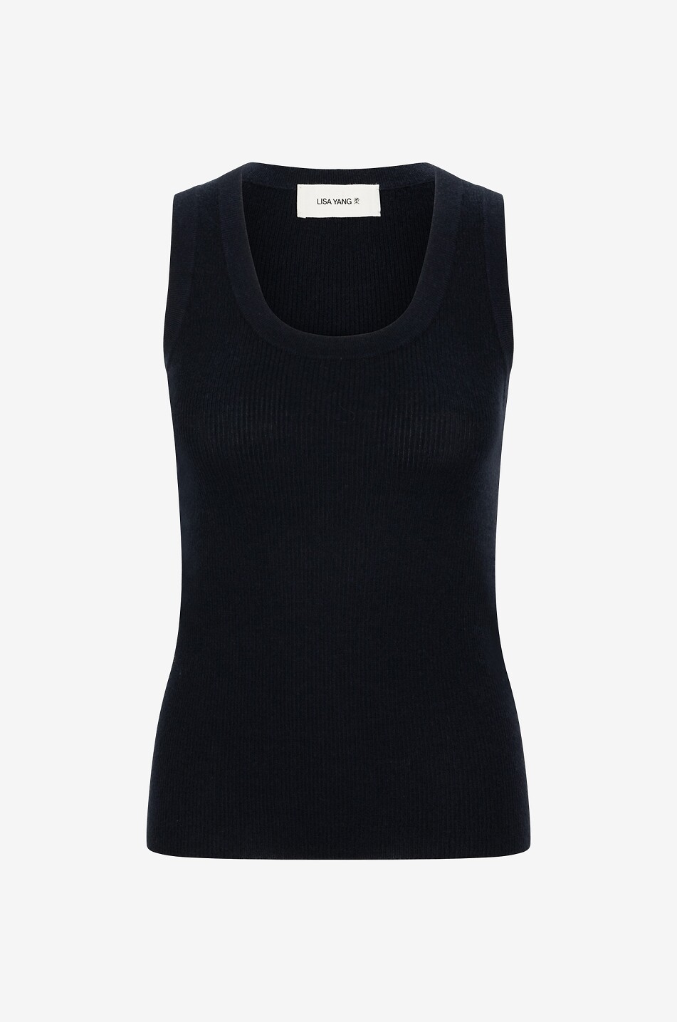 LISA YANG Ina cashmere sleeveless top Women DARK BLUE 1