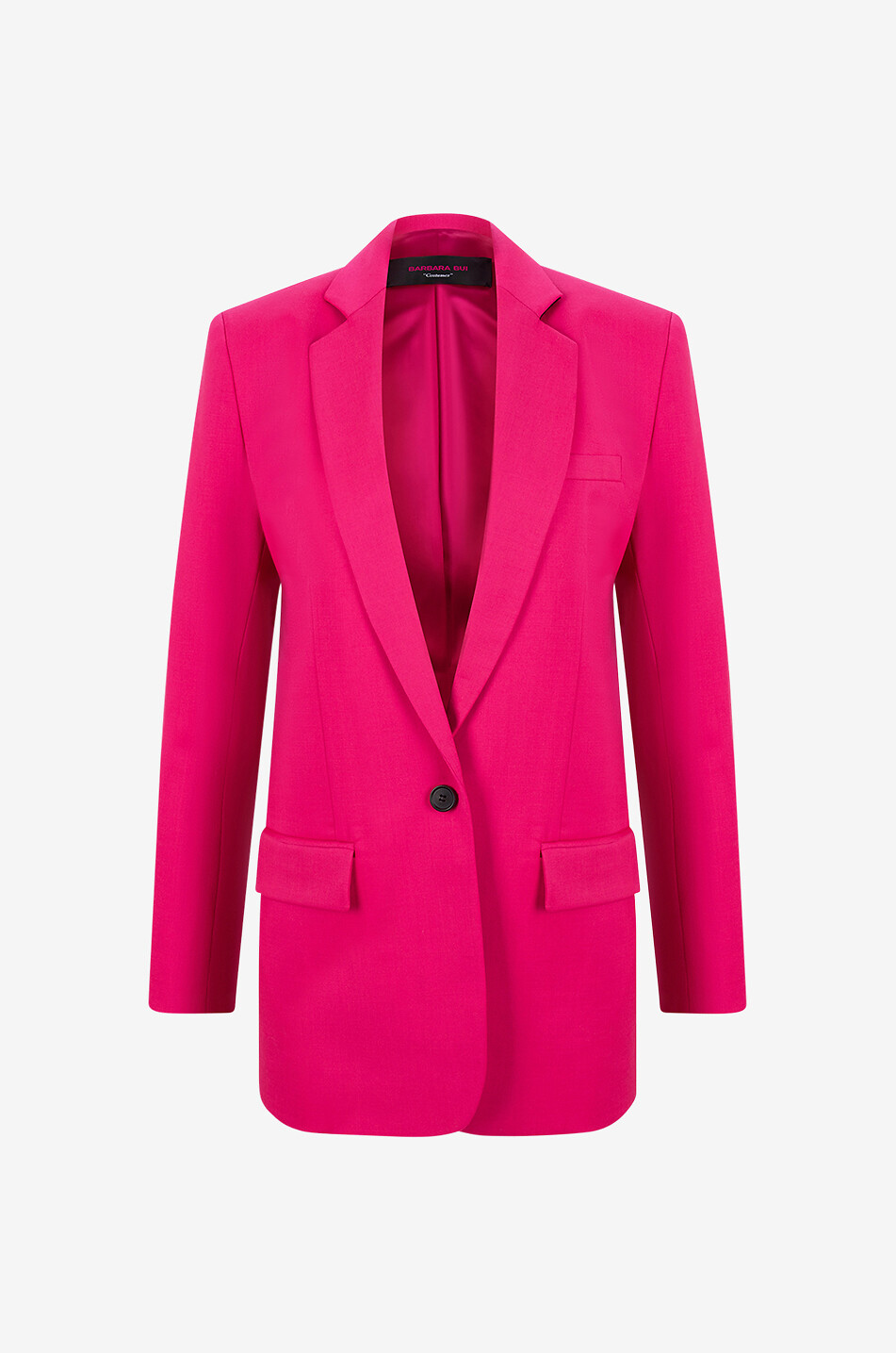 Slim-fit wool blend blazer