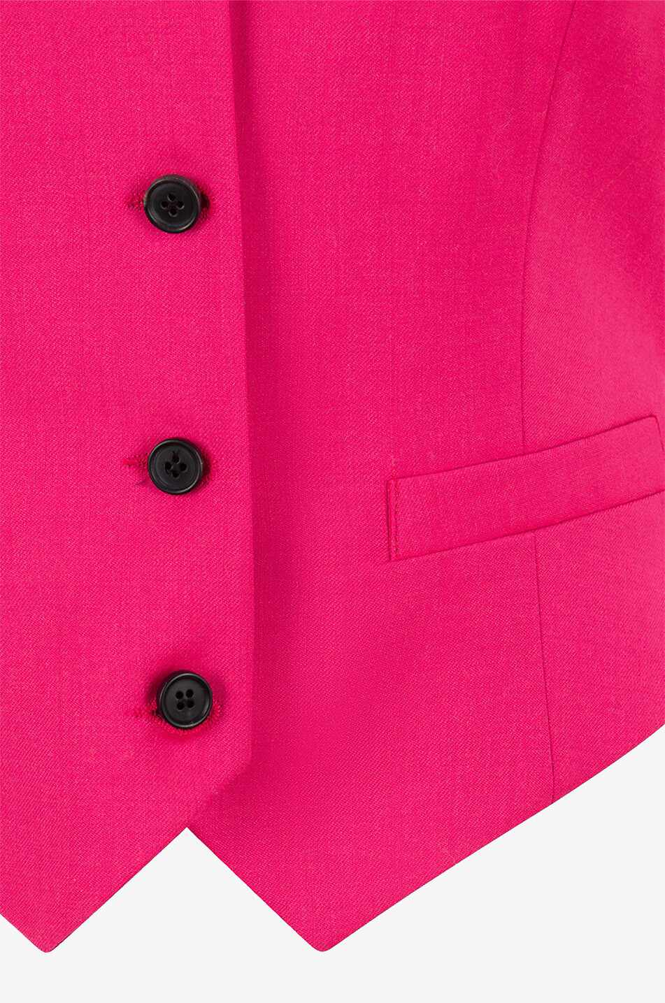 BARBARA BUI Slim-fit vest in wool blend Women DARK PINK 3