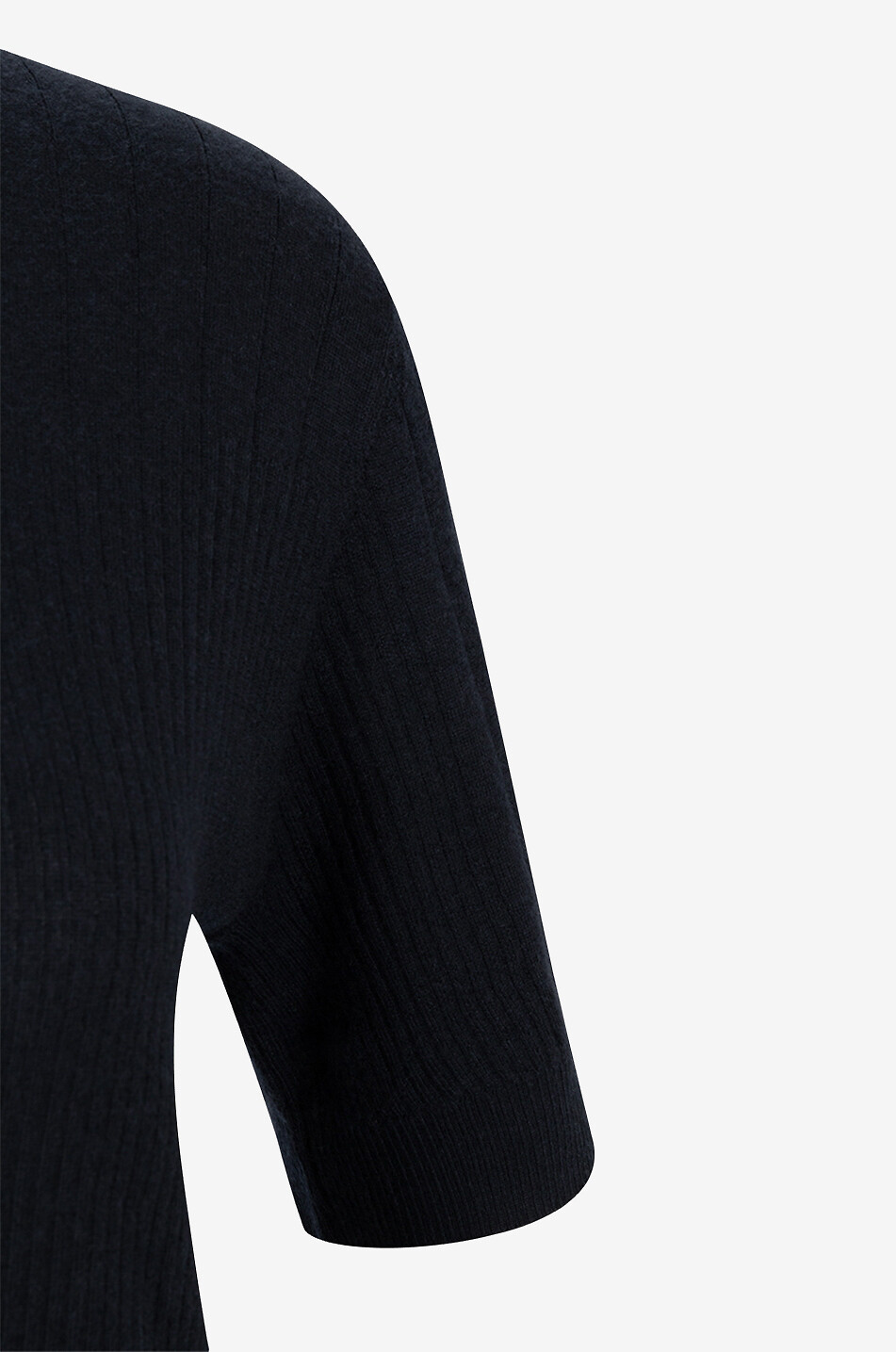 LISA YANG Ava cashmere short-sleeved T-shirt Women DARK BLUE 3