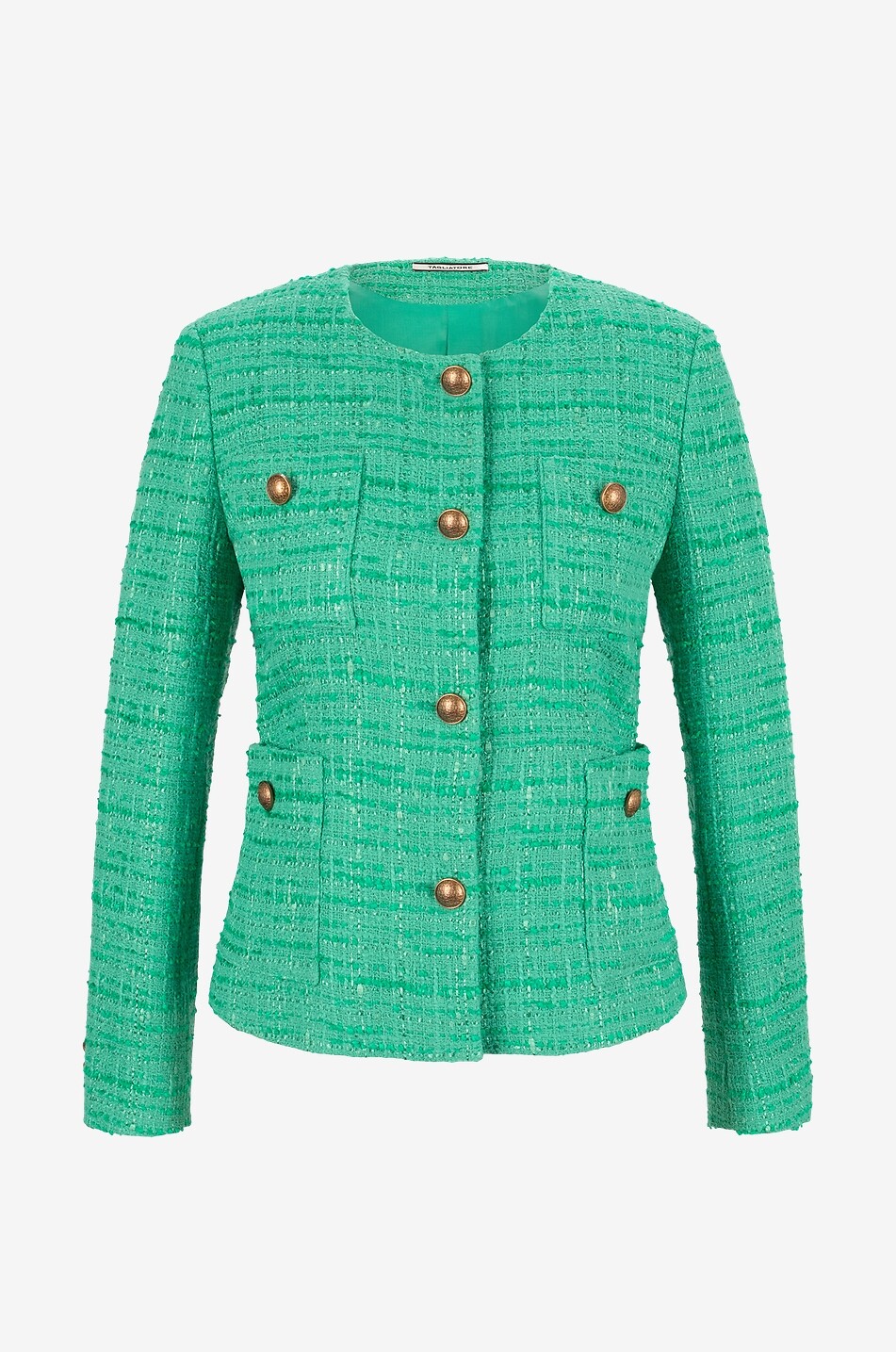 TAGLIATORE Tweedjacke mit Rundhalsausschnitt Beverly Damen GRÜN 1