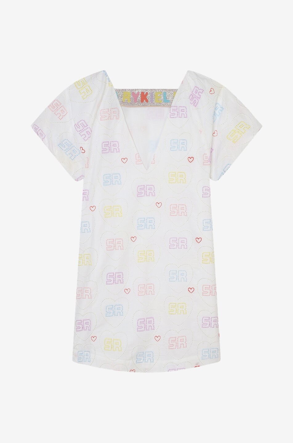 SONIA RYKIEL Robe en coton pour fille SR Coeurs Fille MULTICOLORE 2