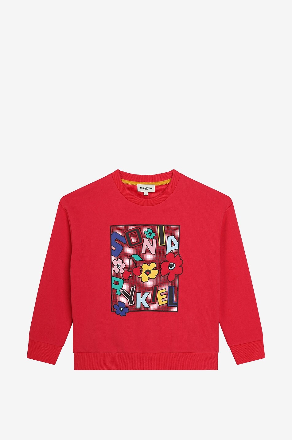 Sweat-shirt en coton pour fille motif logo