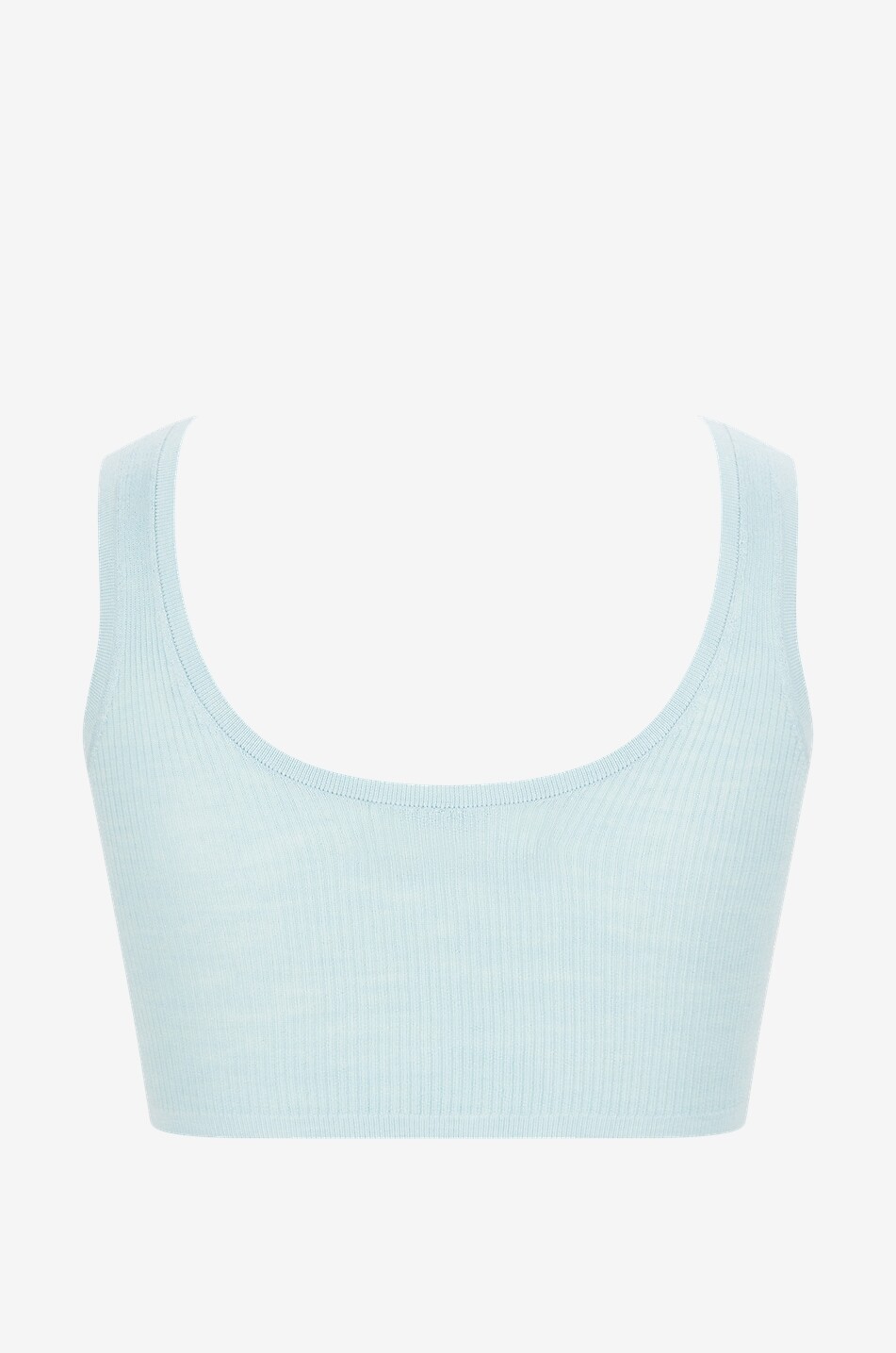 LISA YANG Verkürztes Tanktop aus Kaschmir Blaire Damen HELLBLAU 2