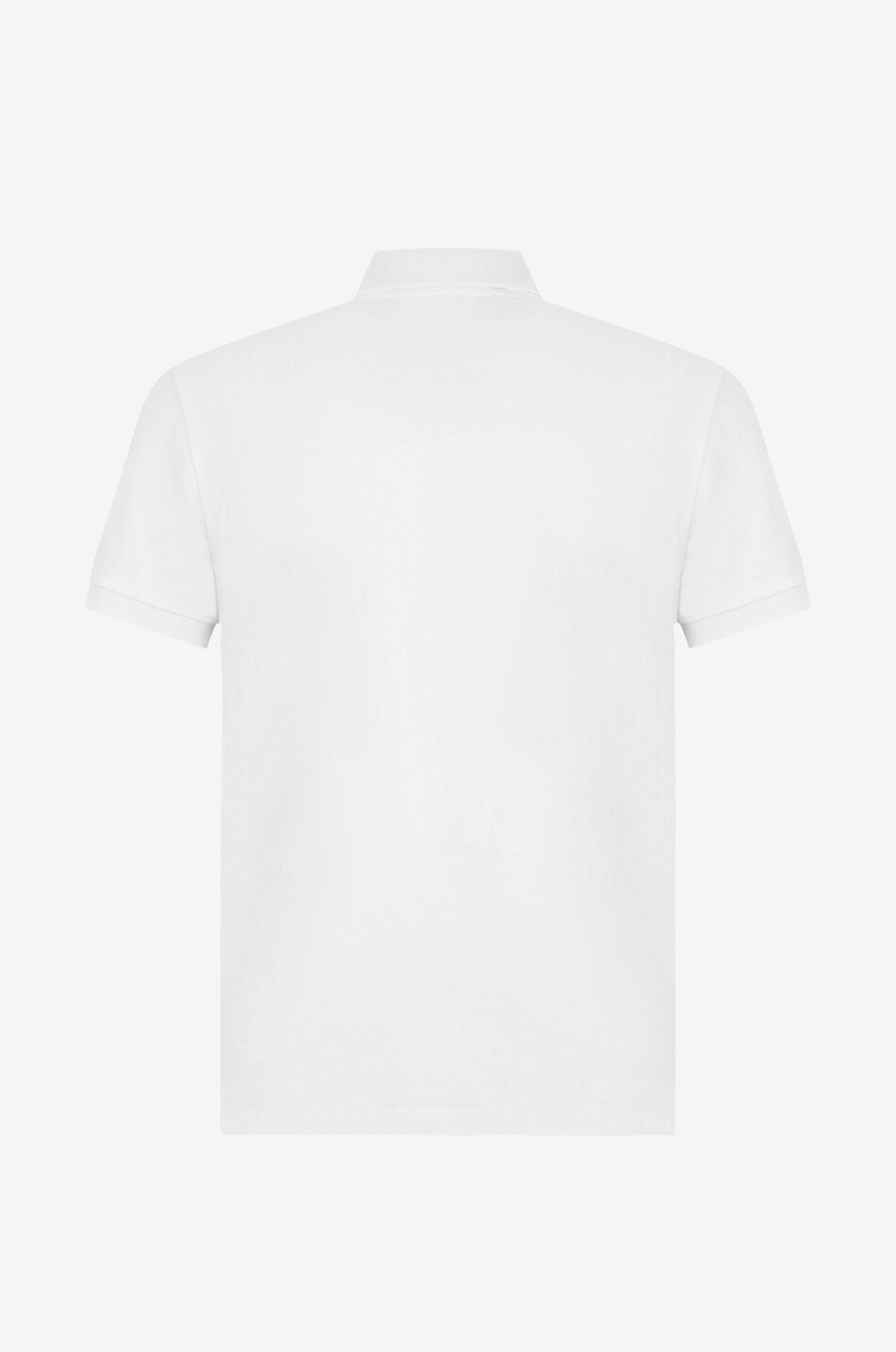 AMI Red Ami de Coeur short-sleeved polo shirt Men WHITE 2