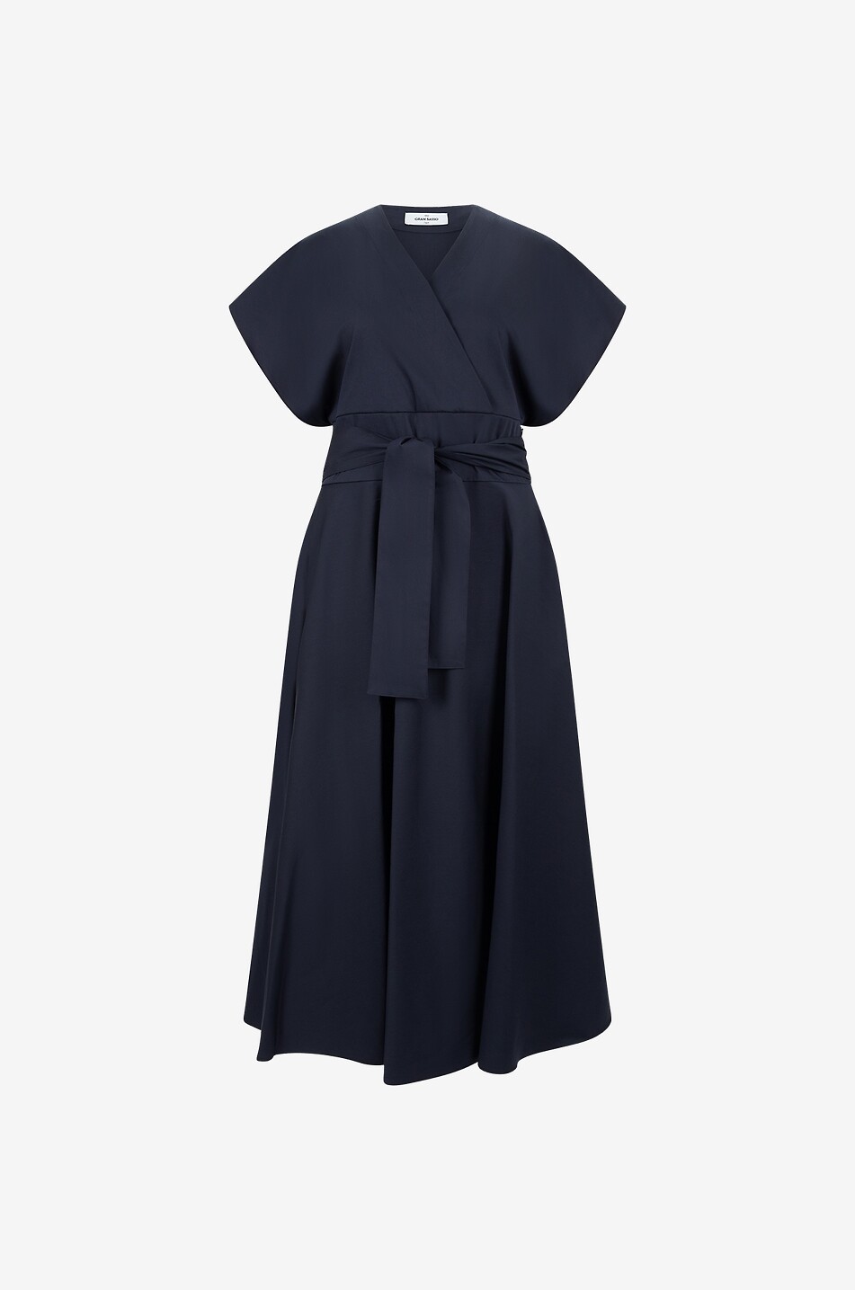 Robe kimono midi en coton