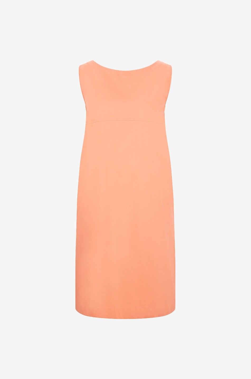 Kurzes Shift-Kleid aus Baumwolle