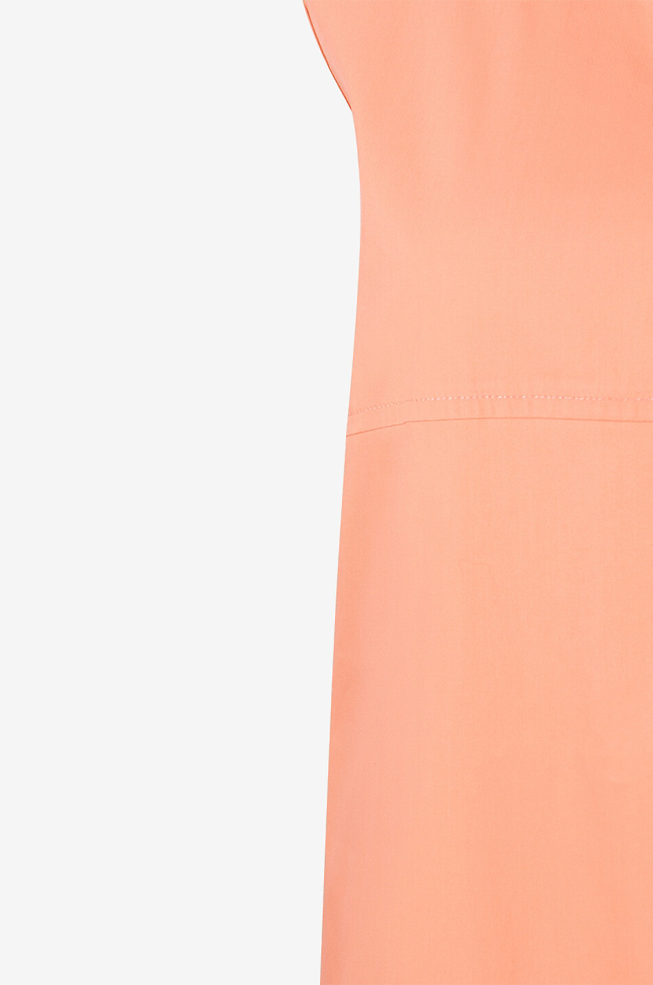 Robe shift courte en coton