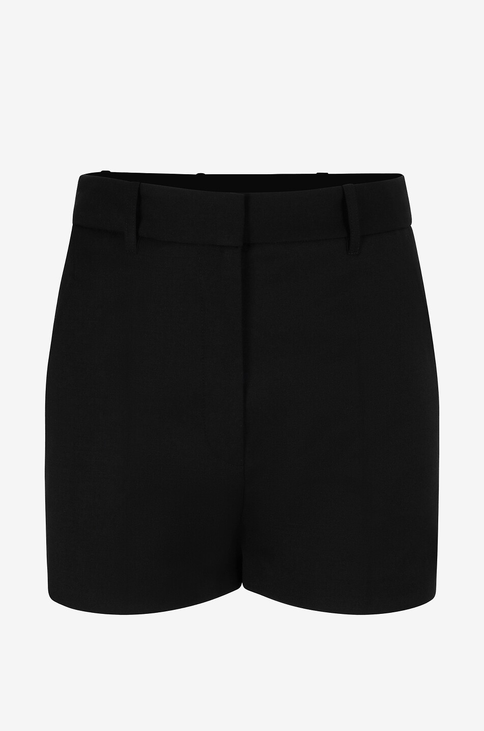 Short large en laine mélangée