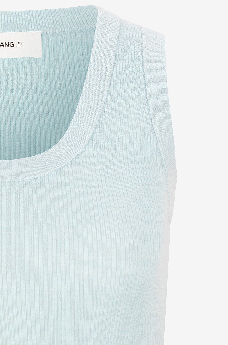 LISA YANG Ina cashmere sleeveless top Women LIGHT BLUE 3