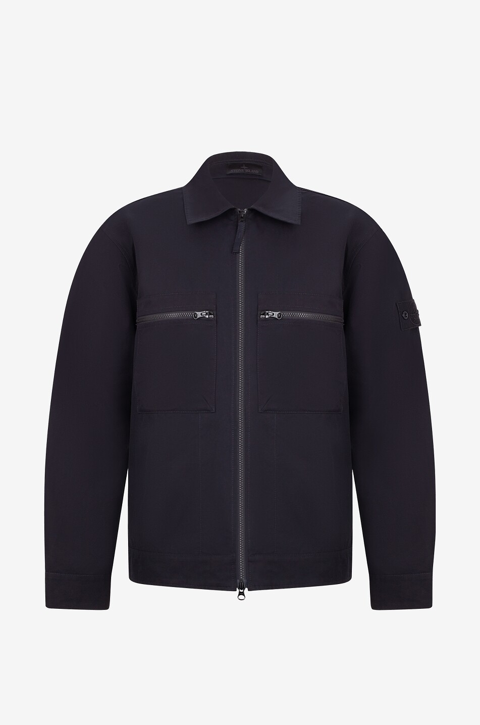 Veste chemise en toile de coton bio 432F1 O-Ventile Weatherproof Ghost Piece