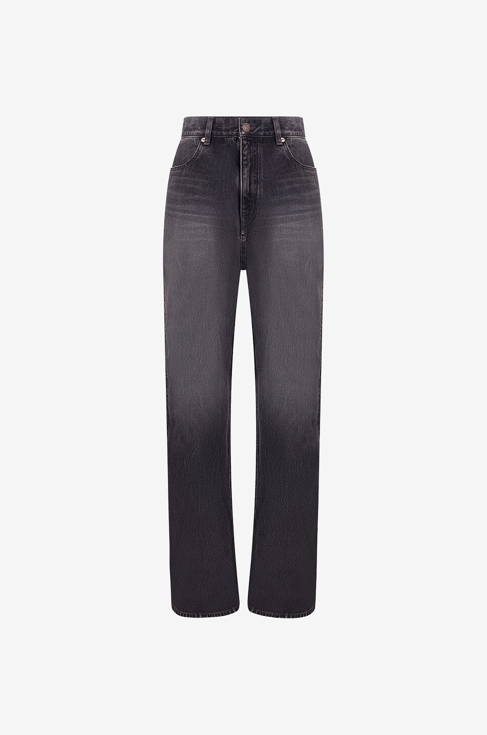 Flared faded flared jeans