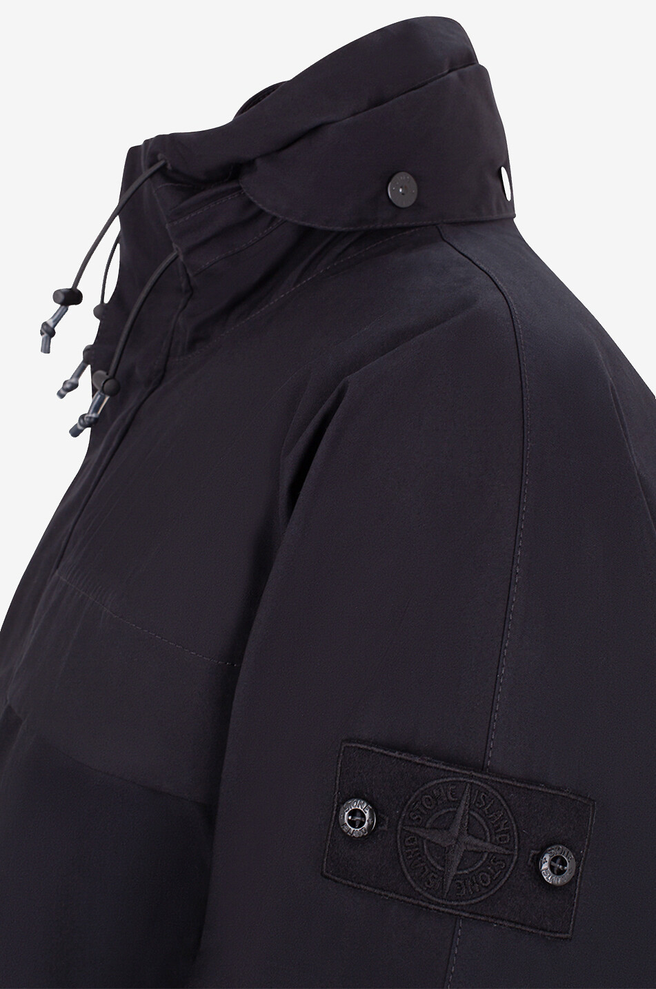 STONE ISLAND Parka légère en gabardine à capuche 5433F1 O-Ventile Ghost Piece Homme NOIR 3