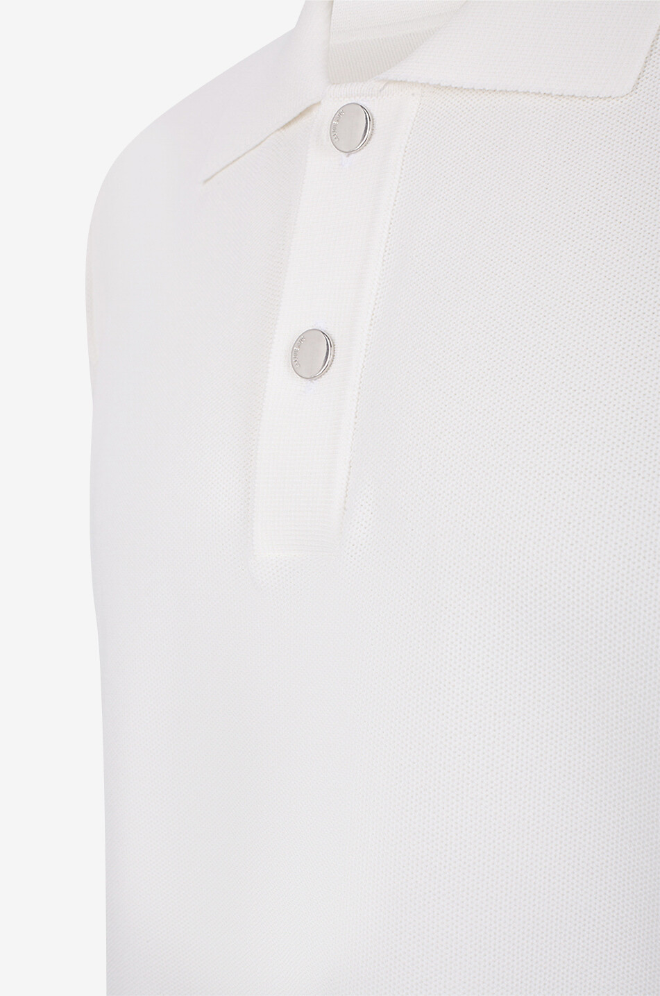 JACQUEMUS Polo à manches courtes Le Polo Maille Homme BLANC CASSE 3