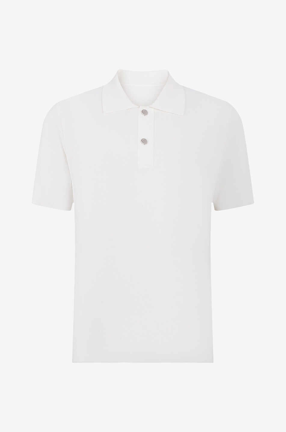 JACQUEMUS Polo à manches courtes Le Polo Maille Homme BLANC CASSE 1