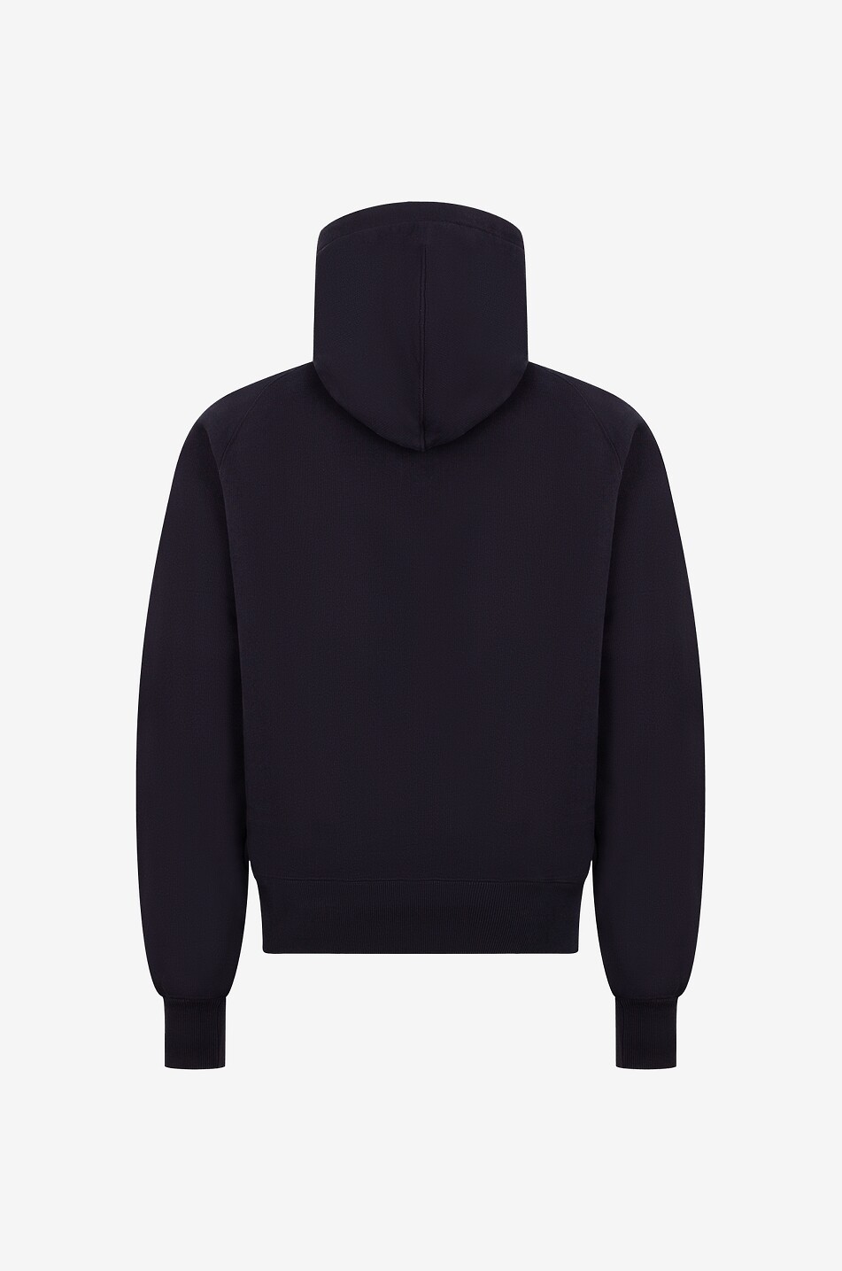AMI Red Ami de Cœur hooded sweat-shirt with raglan sleeves Men BLACK 2