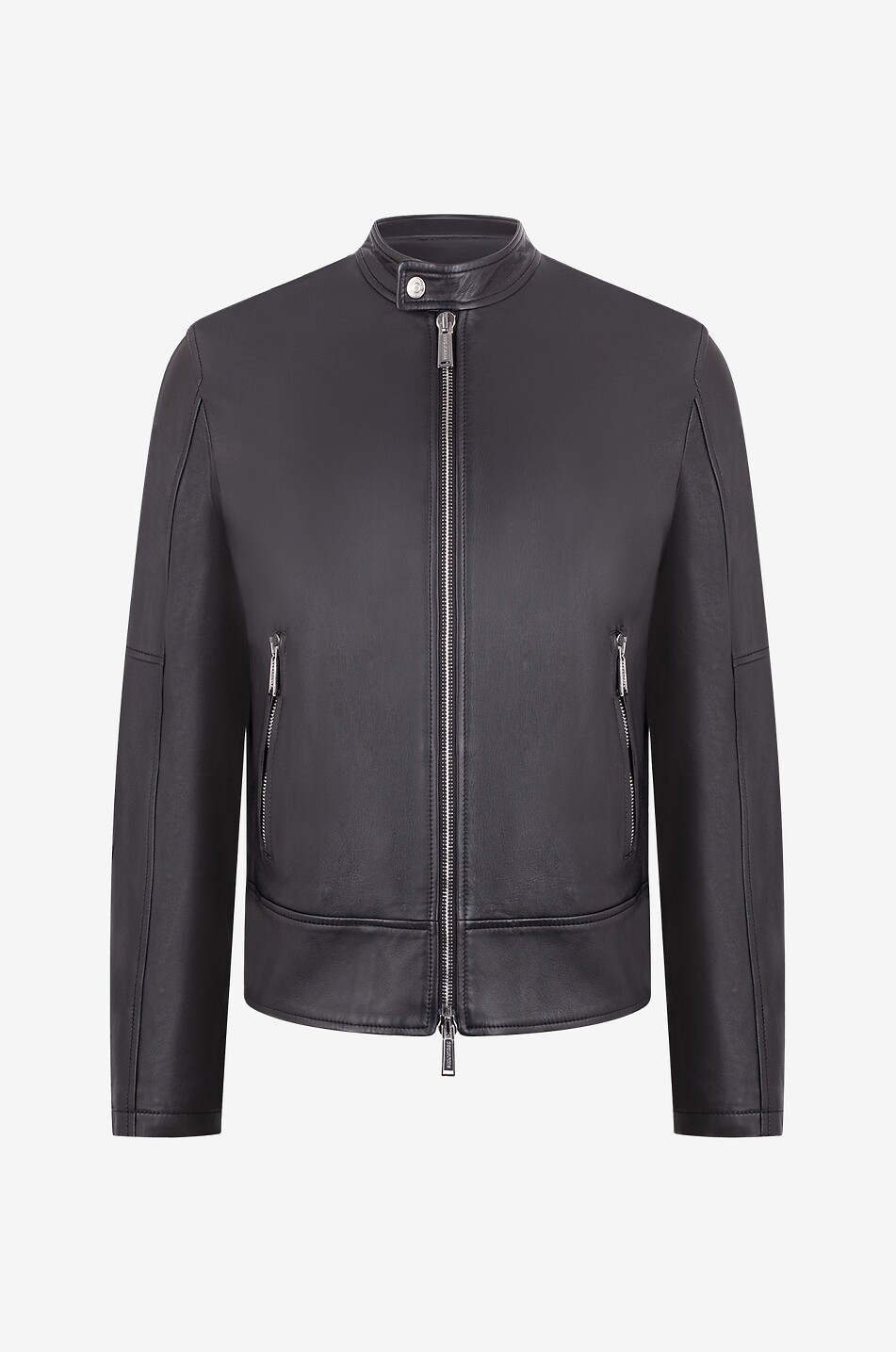 Biker Bomber nappa leather jacket