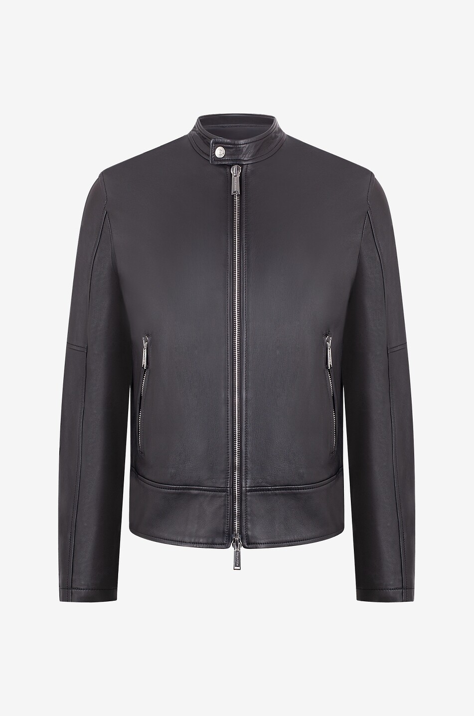 Biker Bomber nappa leather jacket