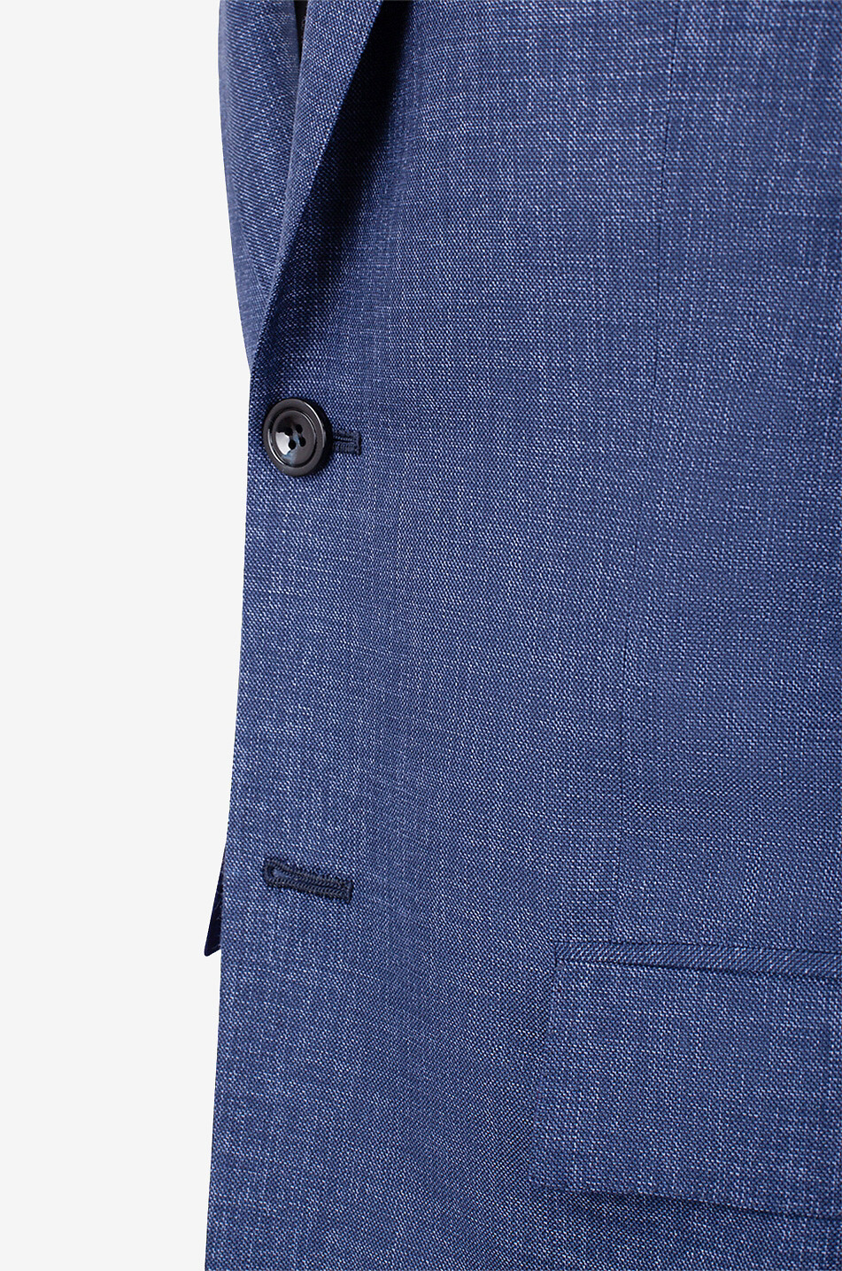 Einreihiger Blazer aus melierter Wolle