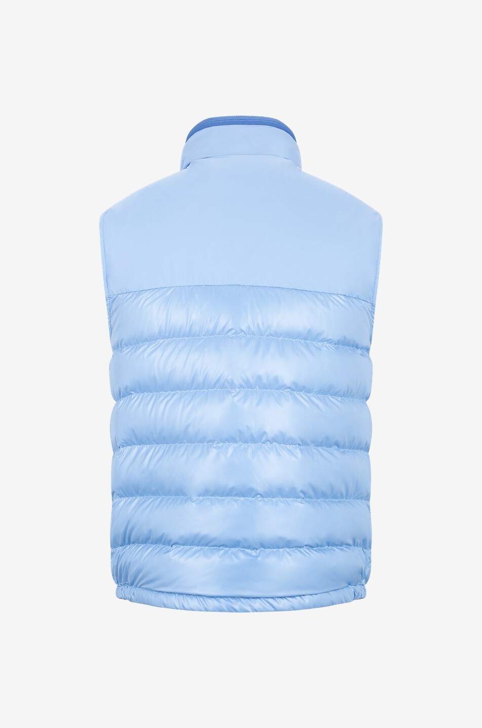 MONCLER Cerces sleeveless down jacket with stand-up collar Men BLUE 2