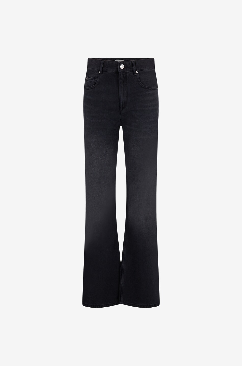MARANT ETOILE Ausgestellte ausgewaschene Jeans Belvira Damen SCHWARZ 1
