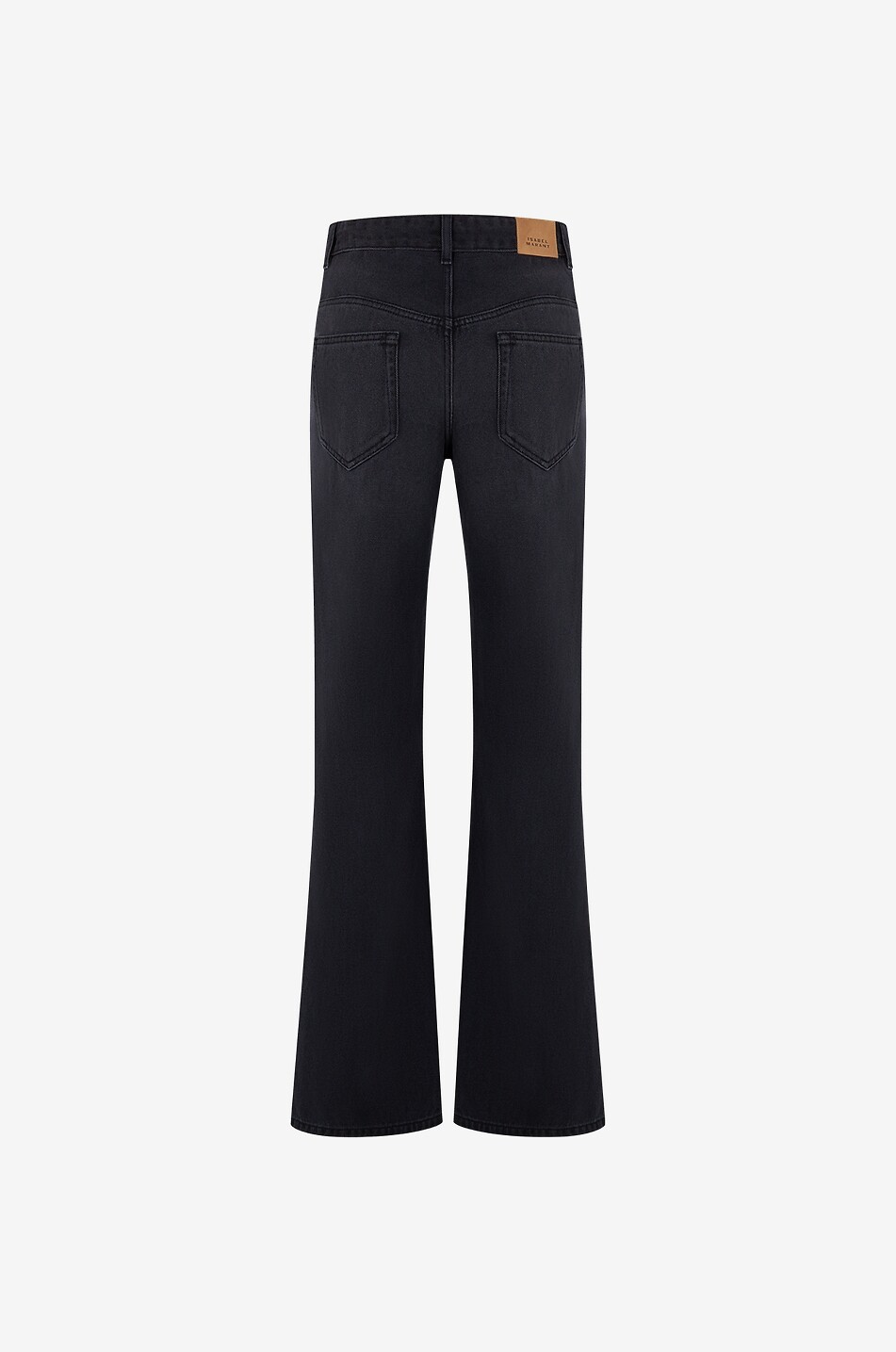 MARANT ETOILE Ausgestellte ausgewaschene Jeans Belvira Damen SCHWARZ 2