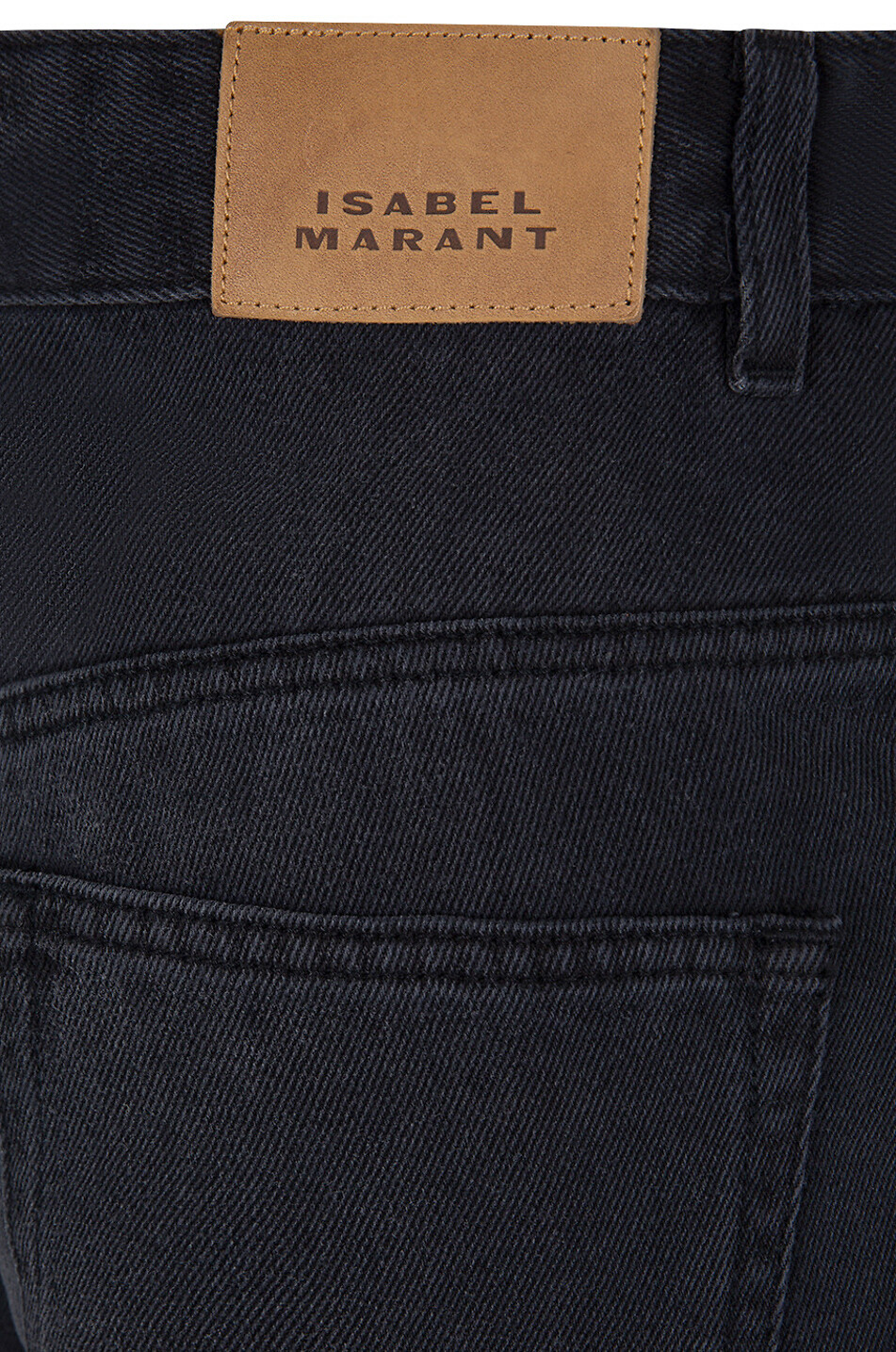 MARANT ETOILE Ausgestellte ausgewaschene Jeans Belvira Damen SCHWARZ 3