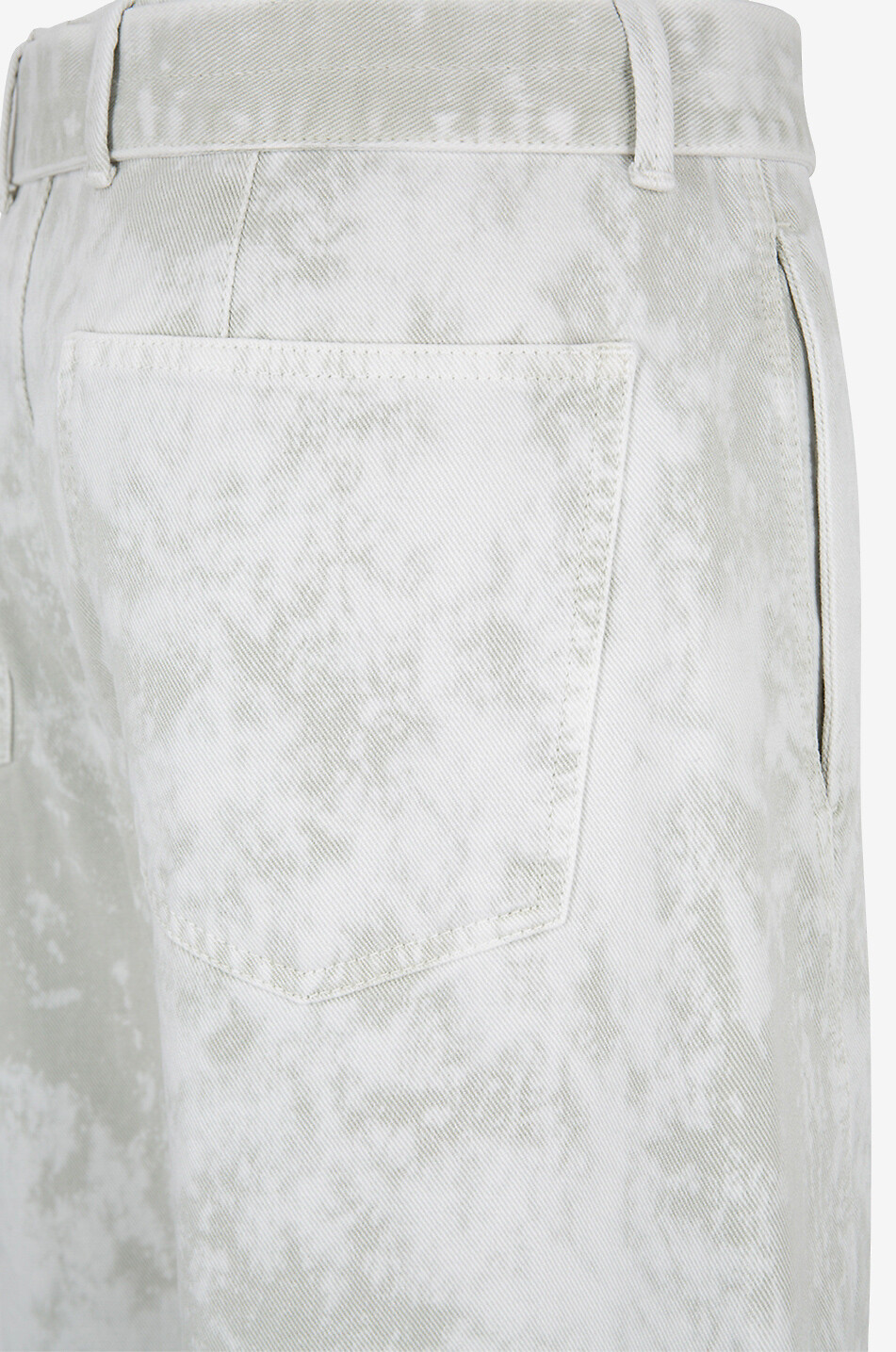 LEMAIRE Jeans mit Gürtel und weitem Bein im Tie-and-Dye-Look Twisted Damen CREMEFARBEN 6