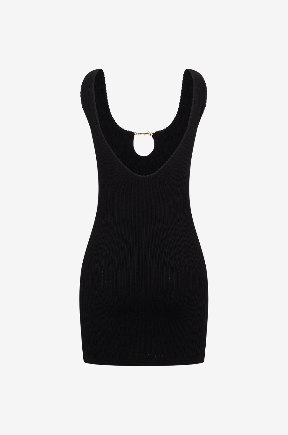 JACQUEMUS La mini robe Sierra mini tank dress Women BLACK 2