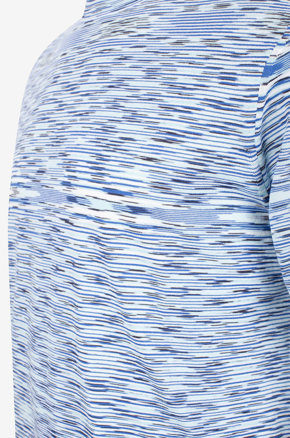 MISSONI T-shirt en maille jacquard à manches courtes Homme BLEU 3