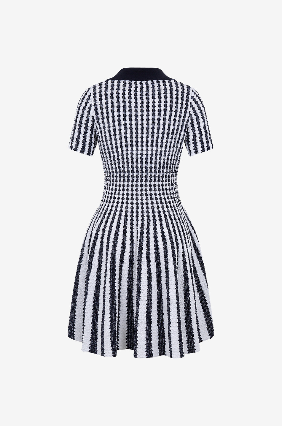 ANTONINO VALENTI Brigitte Bardot short diamond knit skater dress Women MULTI COLOURED 2