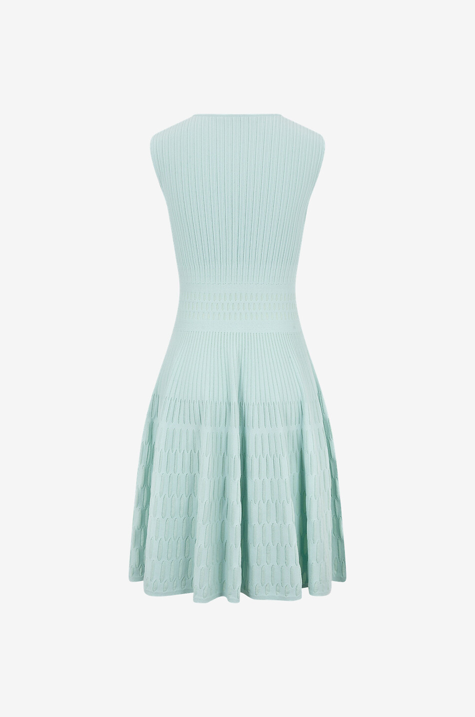 Robe courte sans manches en maille Rupi Kaur