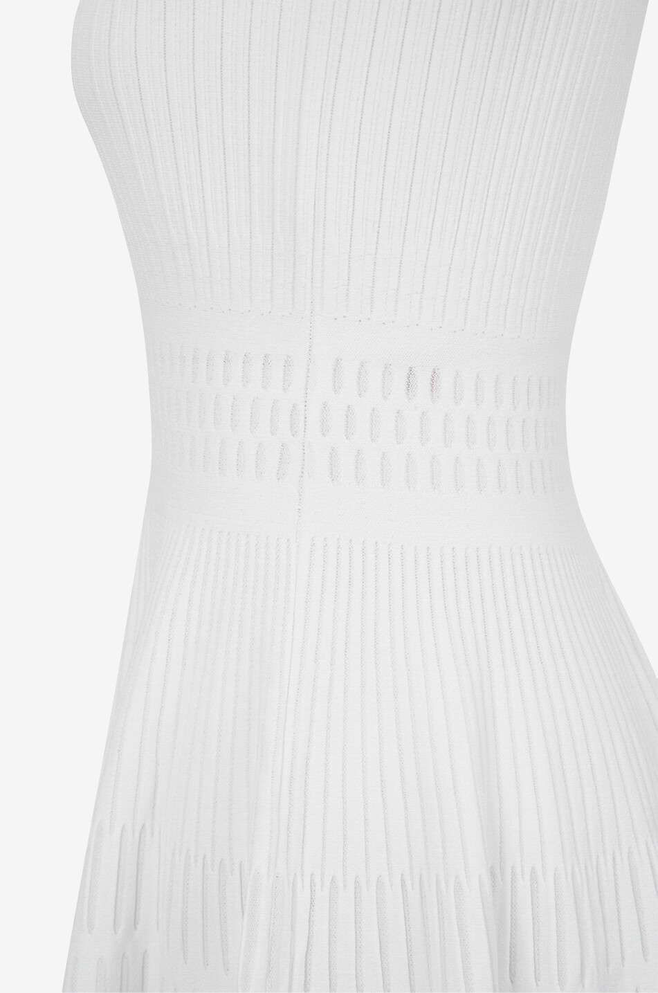 ANTONINO VALENTI Hela Ammar sleeveless midi knit dress Women WHITE 5