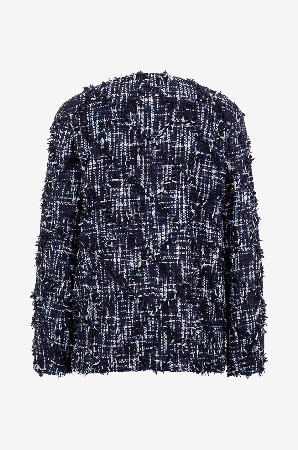 Kurze Tweedjacke mit Schleife Panel