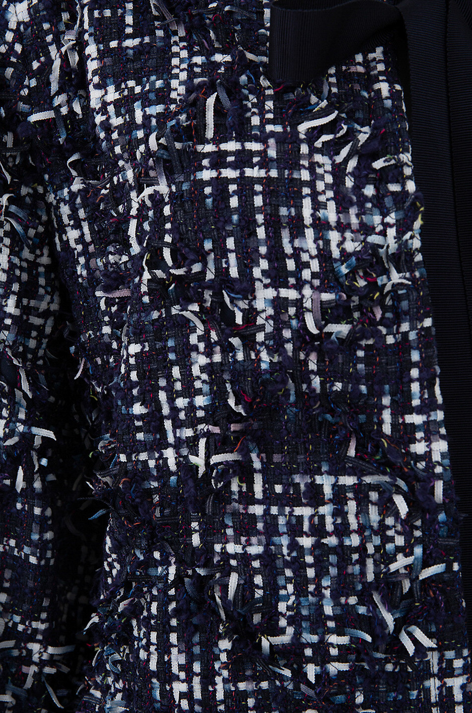Kurze Tweedjacke mit Schleife Panel