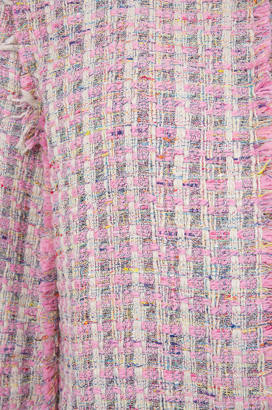 KAMU Bunt karierte Tweedjacke Seamout Damen ROSA 3