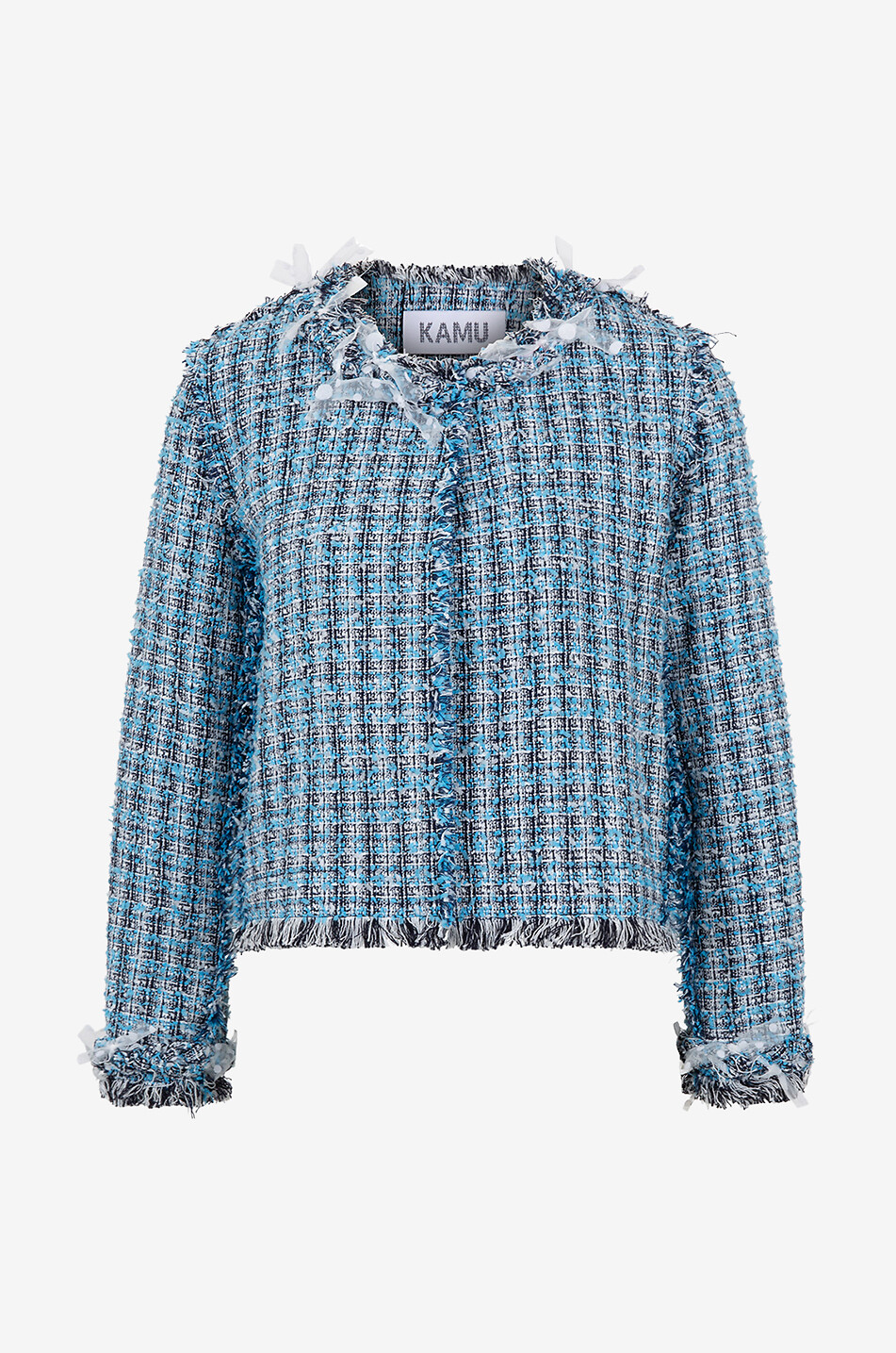 Seamout tweed jacket adorned with polka dot bows