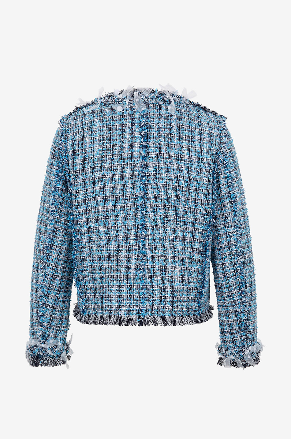 Seamout tweed jacket adorned with polka dot bows