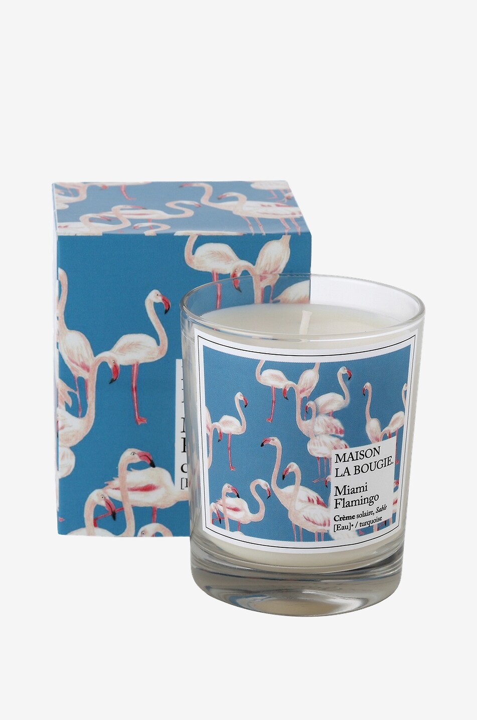 MAISON LA BOUGIE Classique Wallpaper Miami Flamingo scented candle - 180 g Home MULTI COLOURED 2