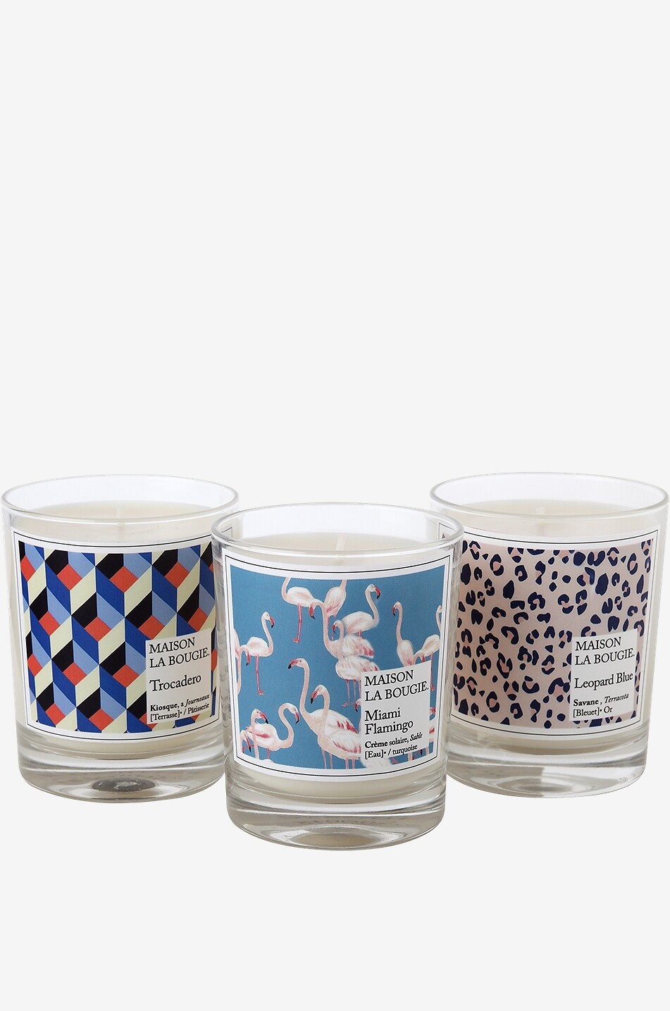MAISON LA BOUGIE Classique Wallpaper Miami Flamingo scented candle - 180 g Home MULTI COLOURED 3