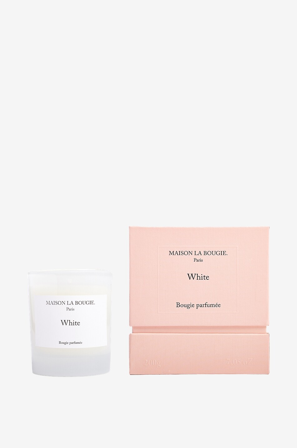 MAISON LA BOUGIE Collection Âme White scented candle - 200 g Home WHITE 2