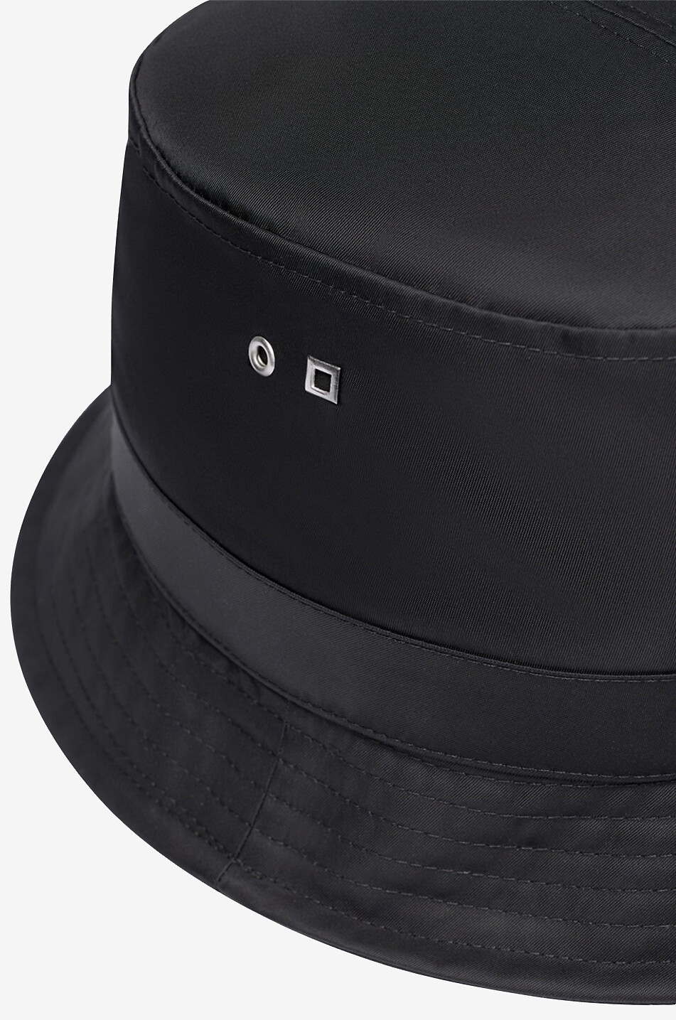 JACQUEMUS Le bob Ovalie nylon bucket hat Men BLACK 3